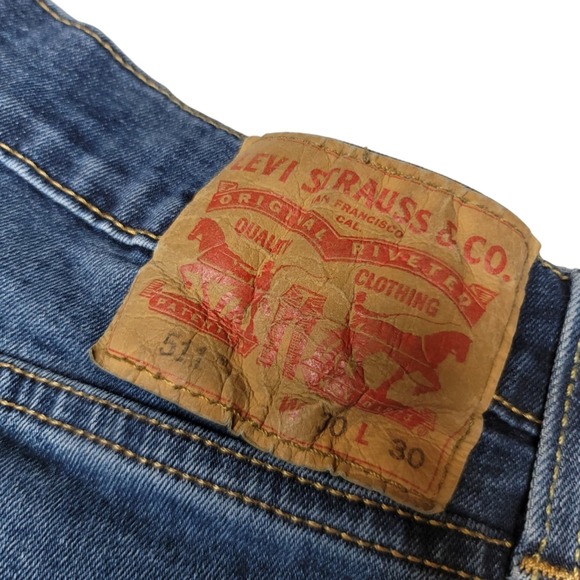 Levi's 511 Red Tab Skinny Jeans Women's Size 30 x 30 Blue Denim - Picture 3 of 6